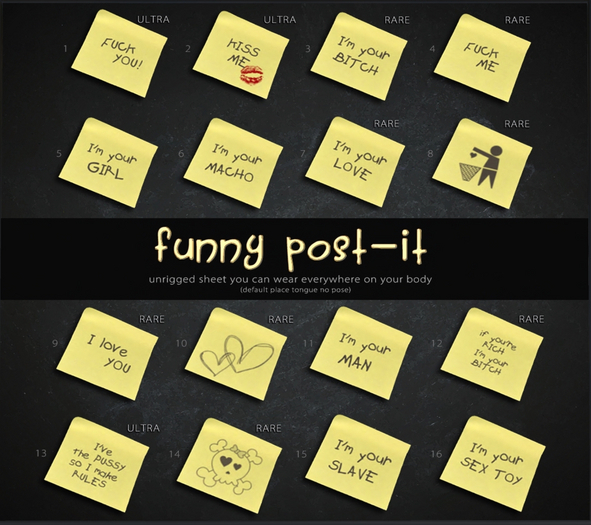 7.[Avenge] Post-It - your love - RARE