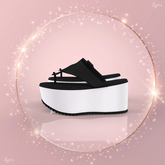 White Black Sandals LEGACY