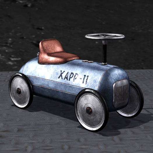 {Unflat Stuff} Toy Race Car
