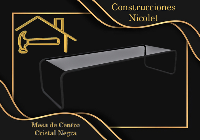 Mesa centro cristal
