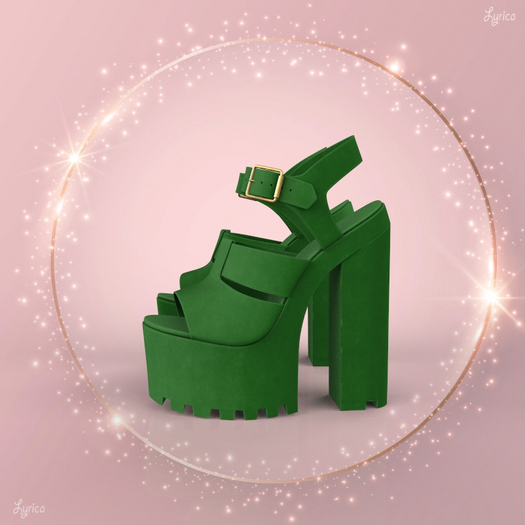Green Angie HEELS REBORN