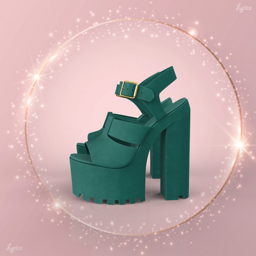 Turqoise Angie HEELS REBORN