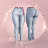 Fade Pink Jeans REBORN
