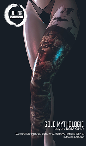 DO INK TATTOO GOLD MYTHOLOGIE