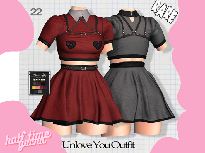 22 .{PSYCHO:Byts}. UnLove You - Outfit RARE