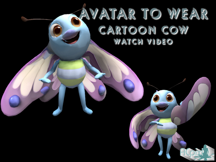Cartoon Butterfly Avatar