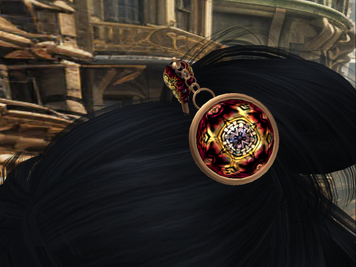 Talisman Hair Stick Red