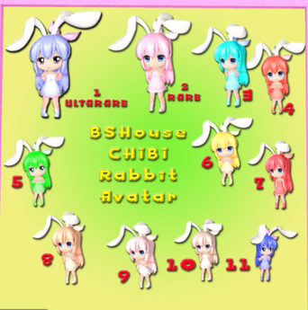 Second Life Marketplace - 10- BSHouse CHIBI Rabbit AVATAR