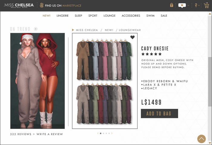 .miss chelsea. Cady Onesie Fatpack