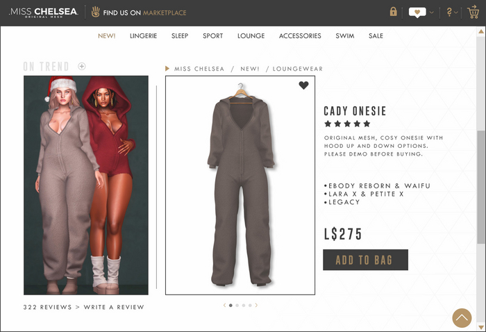 .miss chelsea. Cady Onesie Mocha