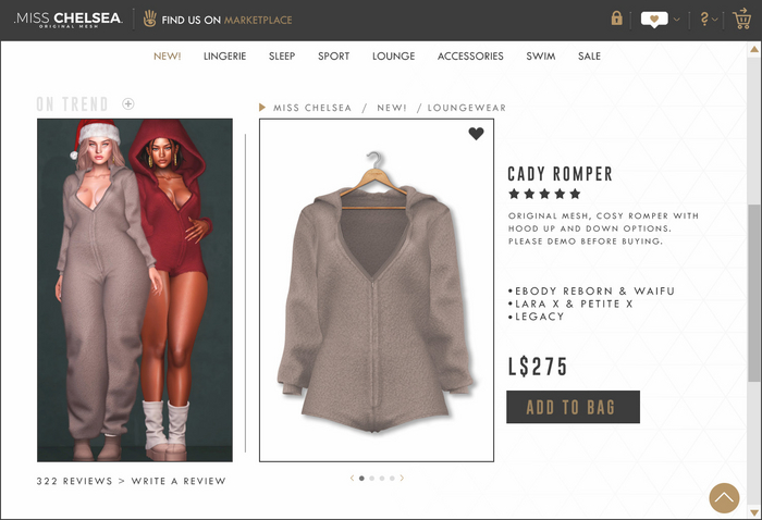 .miss chelsea. Cady Romper Mink