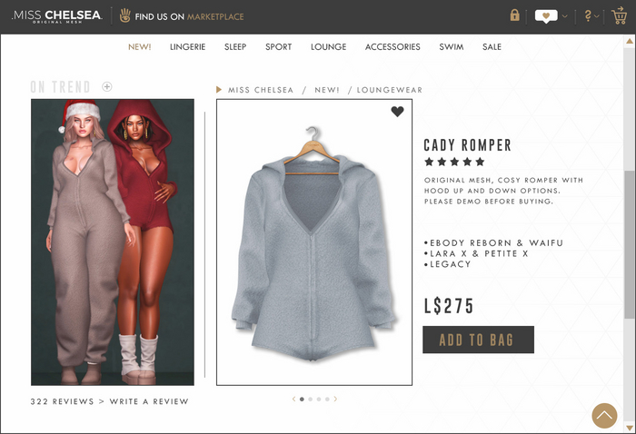 .miss chelsea. Cady Romper Sky