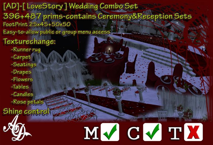[AD] - [LoveStory] Wedding Combo Set