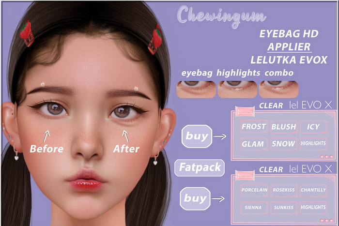 Chewingum EYEBAG HD APPLIER LELUTKA EVOX -2- BOX