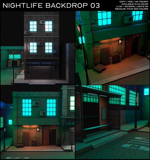 TROPIX // Nightlife Backdrop 03 [ box ]