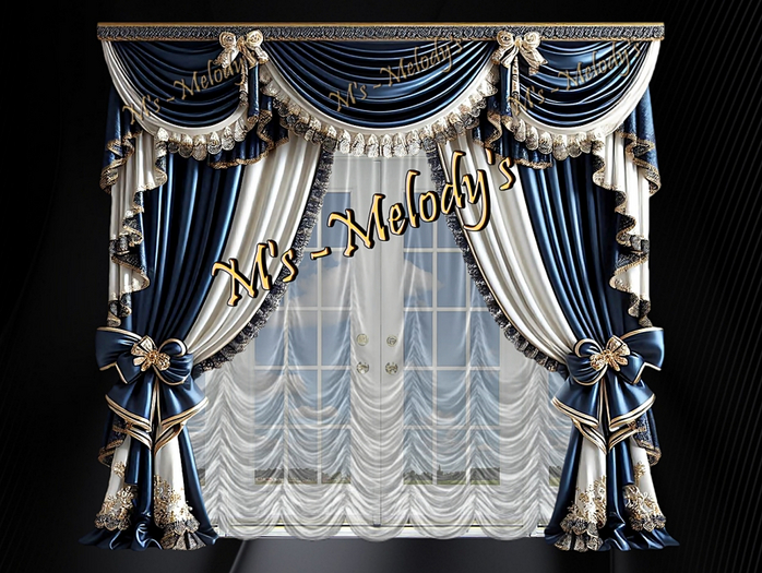 M's - Curtain  Blue - "Celestial"