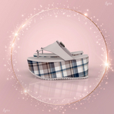 Plaid Sandals REBORN