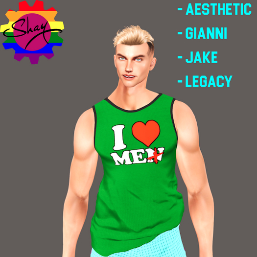 I Love Me Tank Green