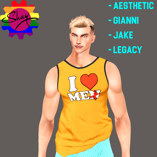 I Love Me Tank Orange