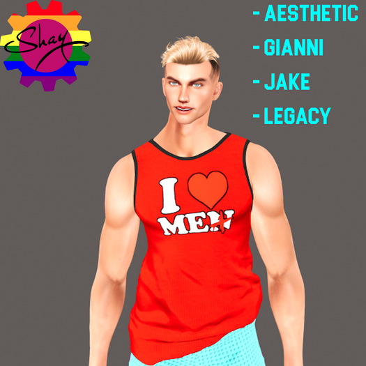 I Love Me Tank Red