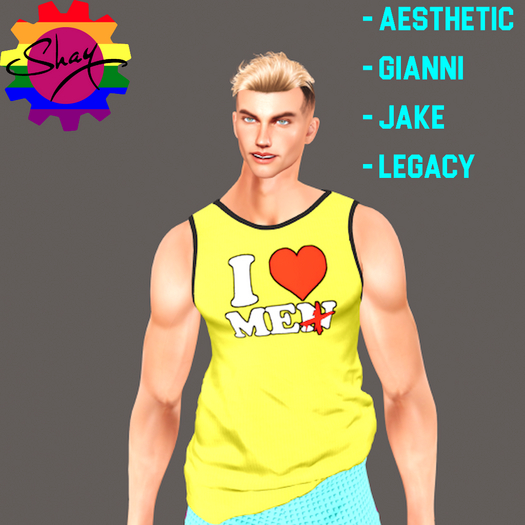I Love Me Tank Yellow
