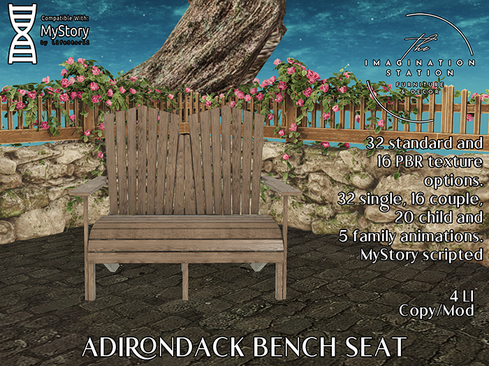Adirondack Bench Seat