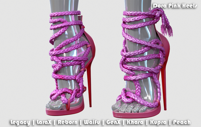 Dora Pink Heels 