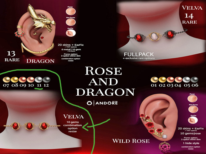 :ANDORE:-:Gacha:- Rose and Dragon [11]