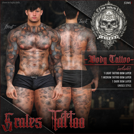 [BD] Inked Scales BOM Tattoo