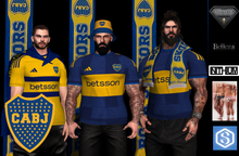 GET HAMPTED FOOTBALL NATION:: CA BOCA JUNIORS 23/24 KIT
