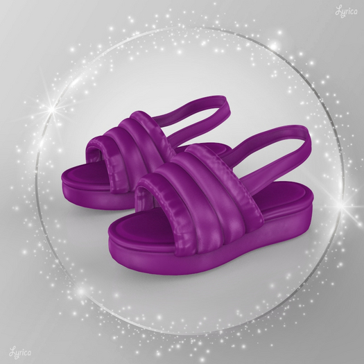 Purple Beachwear Sandal Kupra