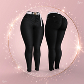White Black Jeans MAITREYA