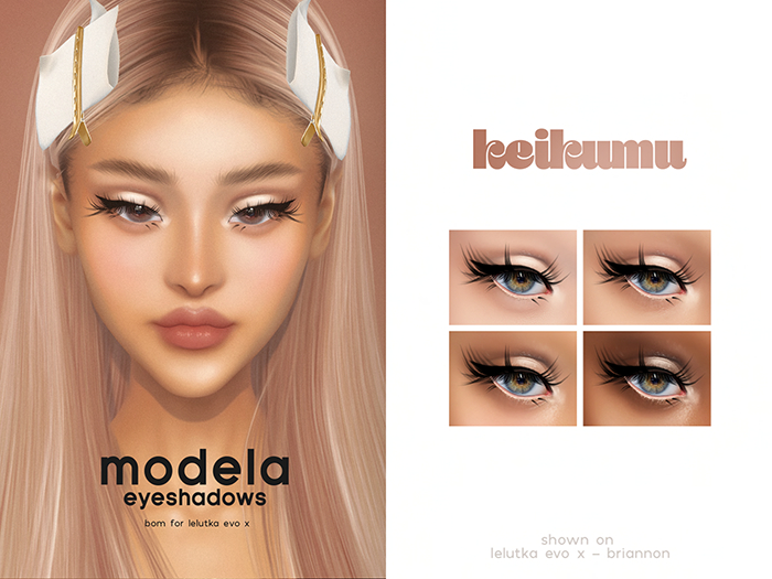 keikumu - modela eyeshadows