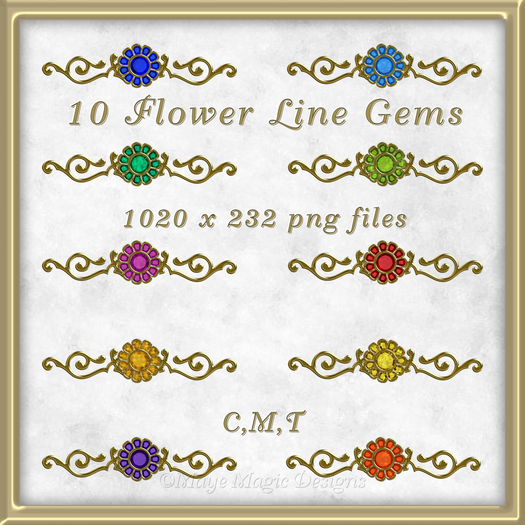 Gem Flower Lines