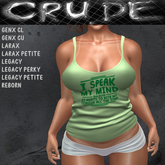 I speak my mind because it hurts to bite my tongue all the time Women's Tank (WT1) <Wear Me>