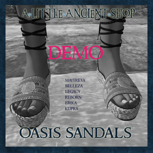 [ALAS] DEMO Oasis sandals (ADD)