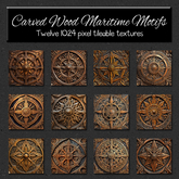*Wallflowers* Carved Wood Maritime Motifs