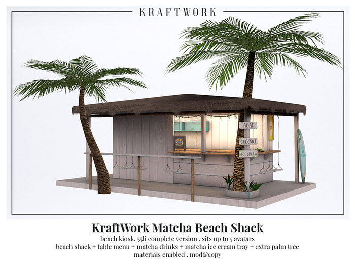 KraftWork Matcha Beach Shack