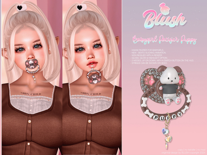 BLUSH - Pacifier BBG Kawaii - Puppy