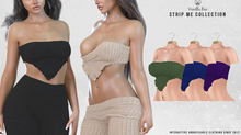 *Vanilla Bae* Laura Top - Dark 3 Pack - Strip Me - Maitreya / LaraX / Legacy / Ebody Reborn / Waifu