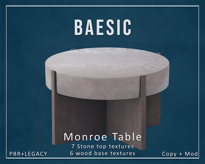 Baesic. Monroe Table