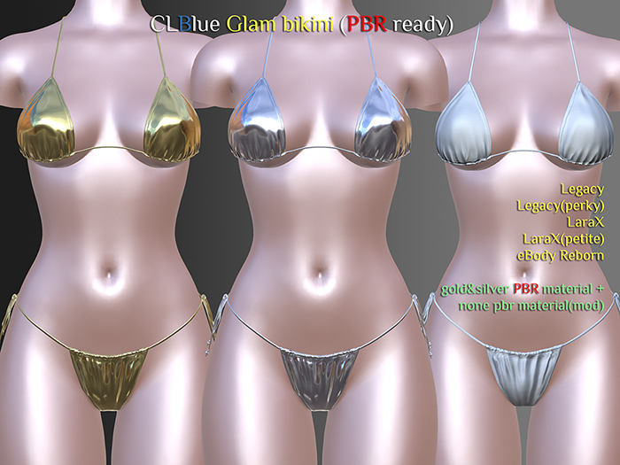 CLBlue-Glam Bikini(PBR)