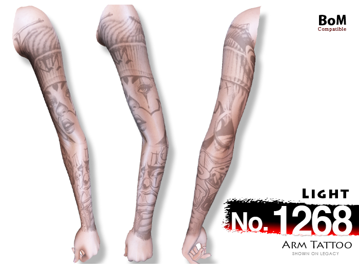 (Arm Tattoo) No.1268 Light
