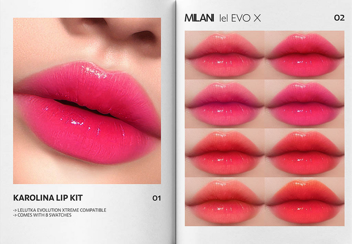 MILANI - "KAROLINA" LIP KIT / FATPACK