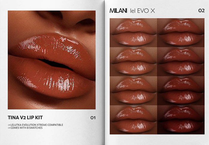 MILANI - "TINA V2" LIP KIT / DEMO