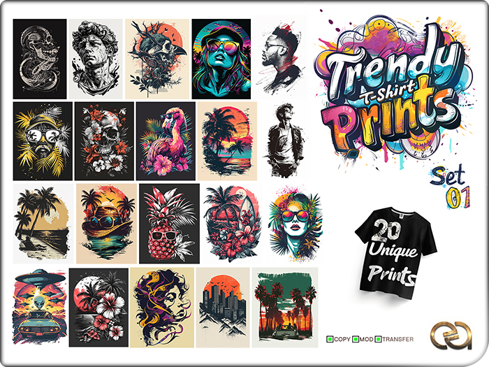 EA Design ♦ T-Shirt Prints - Set 01
