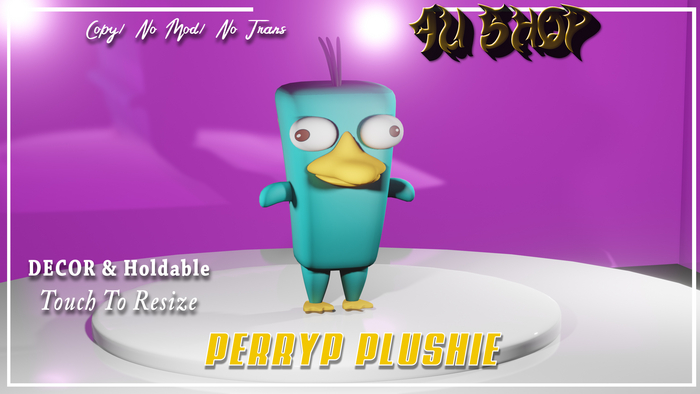 4UShop- PerryP Plushie