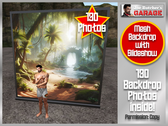 Mesh Backdrop with Slideshow & 130 Backdrop Textures #1