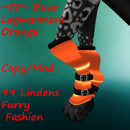 ~FF~ Rave Legwarmers Orange