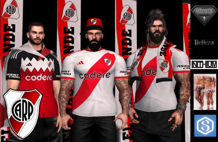 GET HAMPTED FOOTBALL NATION:: CA RIVER PLATE 23/24 KIT